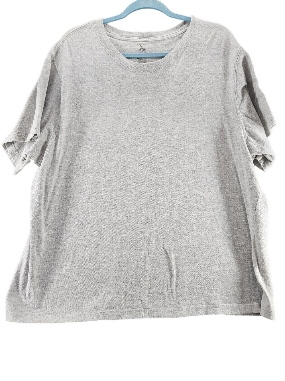 Open Trails Womens T-Shirt Gray Size XXL Cotton Blend Short Sleeve Pullover